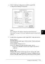 Предварительный просмотр 137 страницы Epson EpsonNet C82391 Administrator'S Manual