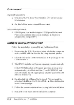 Предварительный просмотр 244 страницы Epson EpsonNet C82391 Administrator'S Manual