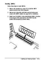 Preview for 62 page of Epson Equity 4 User Manual