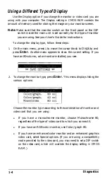 Preview for 93 page of Epson EQUITY II+ User Manual