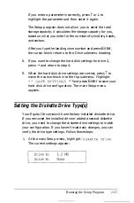 Preview for 59 page of Epson Equity IIe User Manual