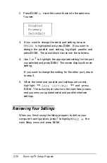 Preview for 62 page of Epson Equity IIe User Manual