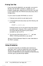 Preview for 106 page of Epson Equity IIe User Manual