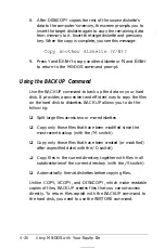 Preview for 126 page of Epson Equity IIe User Manual