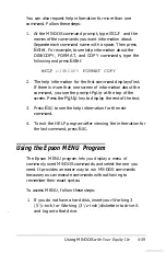 Preview for 129 page of Epson Equity IIe User Manual