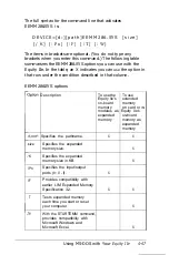 Preview for 137 page of Epson Equity IIe User Manual