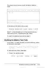 Preview for 232 page of Epson Equity IIe User Manual