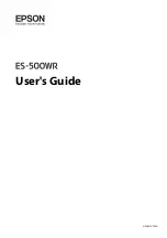 Epson ES-500WR User Manual preview