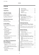 Preview for 4 page of Epson ES-500WR User Manual