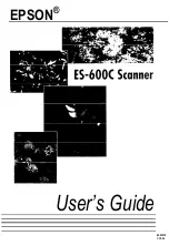 Epson ES-600C User Manual preview