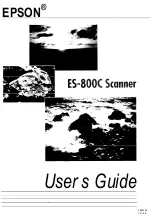 Epson ES-800C User Manual preview