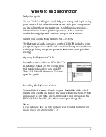 Epson ESC480 Setup Manual preview