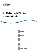 Preview for 1 page of Epson ET-M2120 Series User Manual