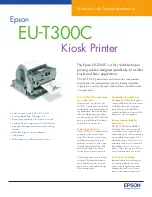 Epson EU-T300C Specifications preview