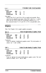 Preview for 110 page of Epson EX-1000 User Manual