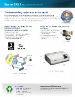 Предварительный просмотр 2 страницы Epson EX21 Brochure & Specs