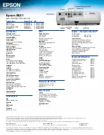 Предварительный просмотр 4 страницы Epson EX21 Brochure & Specs