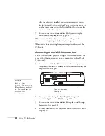 Предварительный просмотр 20 страницы Epson EX21 User Manual