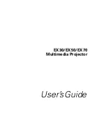 Epson EX30 User Manual preview