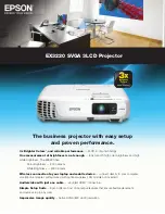 Epson EX3220 Brochure & Specs предпросмотр