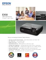 Epson EX50 Specifications preview