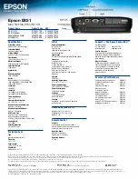 Preview for 4 page of Epson EX51 Brochure & Specs