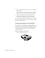 Предварительный просмотр 38 страницы Epson EX51 User Manual