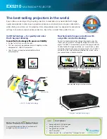 Preview for 2 page of Epson EX5210 Specifications