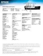 Preview for 4 page of Epson EX6210 Product Specifications