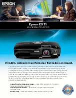 Epson EX71 Brochure & Specs preview