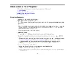 Предварительный просмотр 10 страницы Epson EX7230 Pro User Manual
