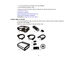 Предварительный просмотр 11 страницы Epson EX7230 Pro User Manual