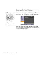 Preview for 72 page of Epson EX90 User Manual