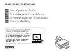 Epson EXPRESSION HOME XP-402 Basic Operation Manual preview