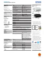 Preview for 4 page of Epson EXPRESSION HOME XP-402 Specifications