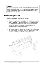 Предварительный просмотр 45 страницы Epson ExpressStation User Manual