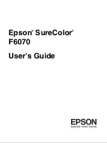 Epson F6070 User Manual preview