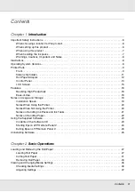 Preview for 3 page of Epson F6070 User Manual