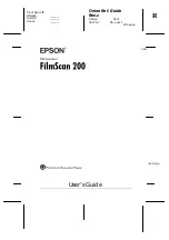 Preview for 3 page of Epson FILMSCAN 200 User Manual