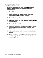 Preview for 106 page of Epson FX-2170 - Impact Printer User Manual