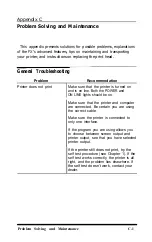 Preview for 137 page of Epson FX-286e - Impact Printer User Manual