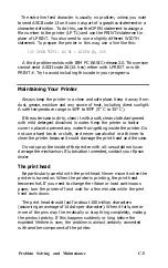 Preview for 141 page of Epson FX-286e - Impact Printer User Manual