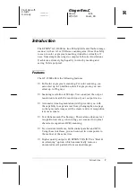 Preview for 9 page of Epson G650A User Manual