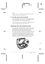 Preview for 61 page of Epson G650A User Manual