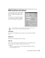 Preview for 81 page of Epson G650B User Manual