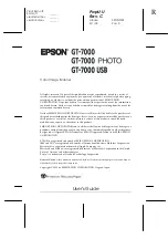 Preview for 3 page of Epson G680A User Manual