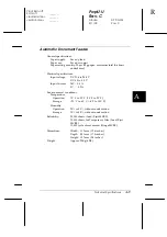 Preview for 99 page of Epson G680A User Manual