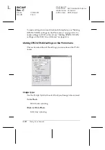 Preview for 52 page of Epson G750A User Manual