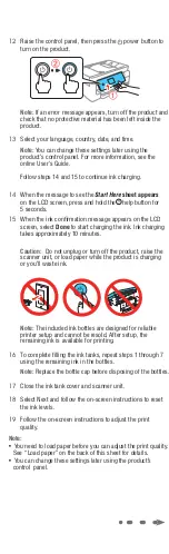 Preview for 4 page of Epson GO ET-15000 SP Quick Start Manual