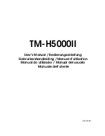 Epson H5000II - B/W Direct Thermal User Manual preview